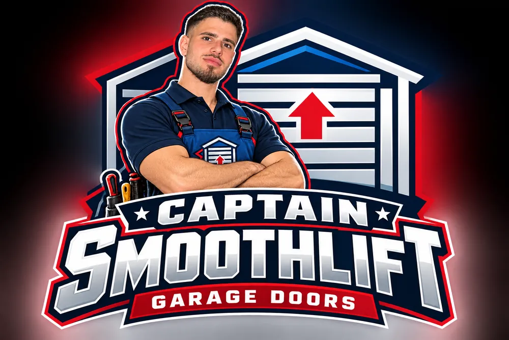 Captain Smoothlift garage door technician and company mascot